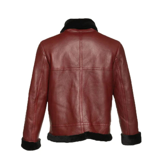 bomber shearling jacket