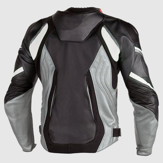 Black Super Speed Motorcycle Leather Jacket