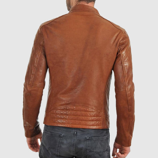 Browni Quilted Leather Jacket
