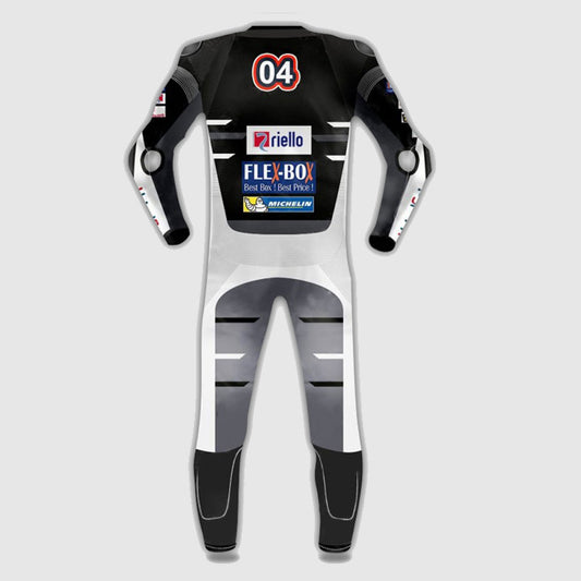 Andrea Dovizioso Ducati Motogp Motorcycle Black Leather Suit 2018