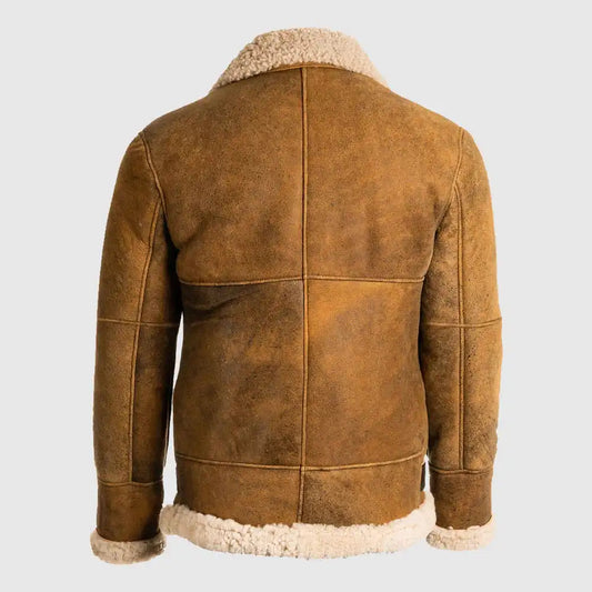 Men_Brown_B3_Shearling_Leather_Jacket_back
