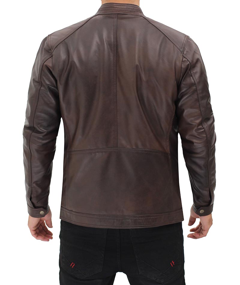 biker cafe Racer Jacket