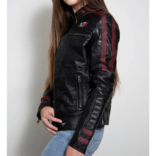 Commander Shepard Mass Effect Leather Jacket