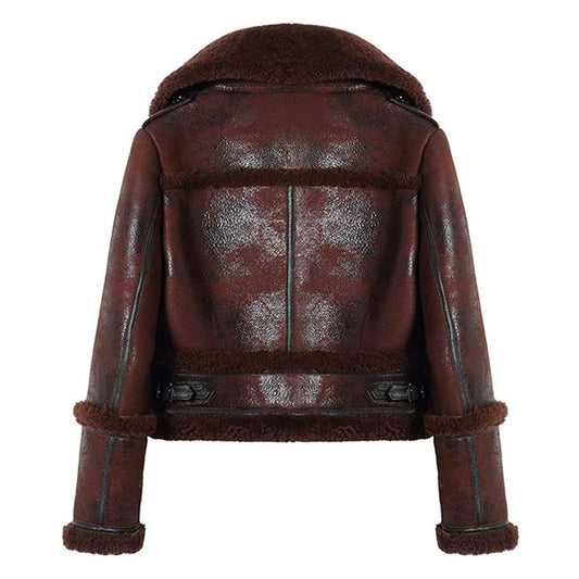 Shearling Moto Jacket