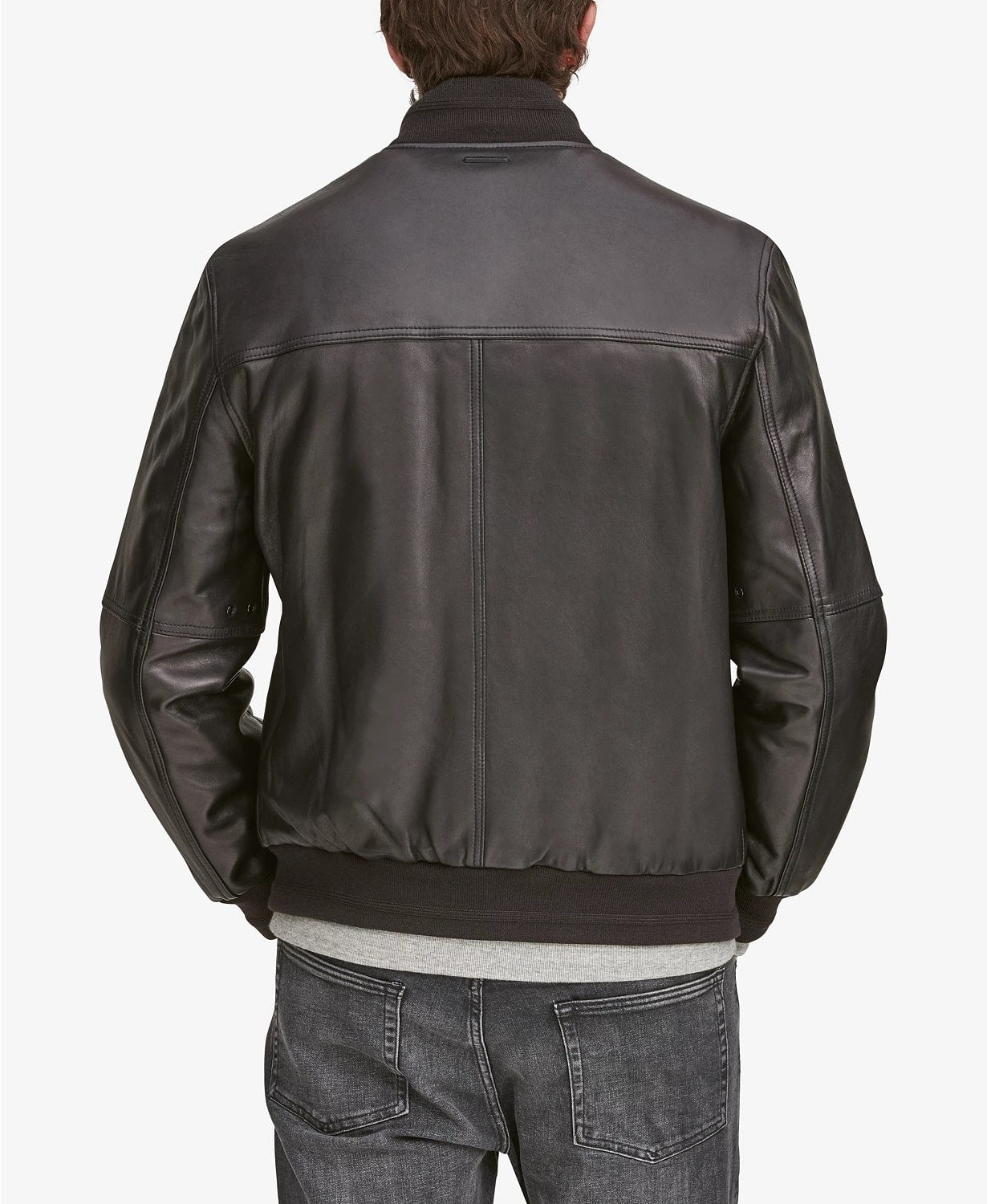 Summit Leather Bomber Jacket