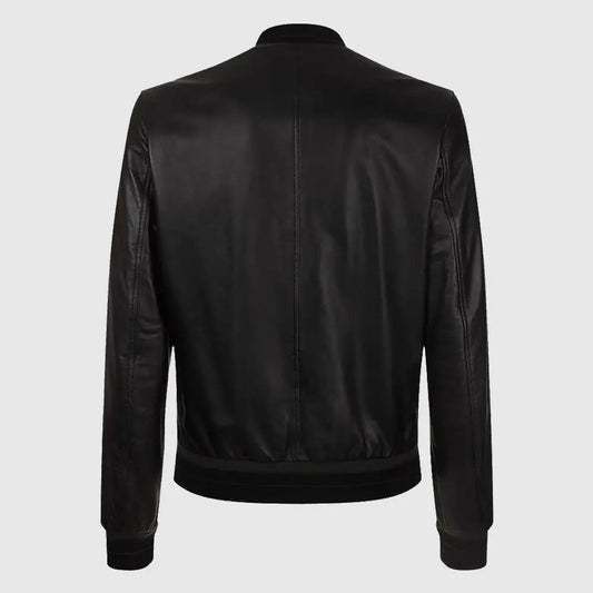 Leather Lambskin Bomber Jacket of Dolce & Gabbana