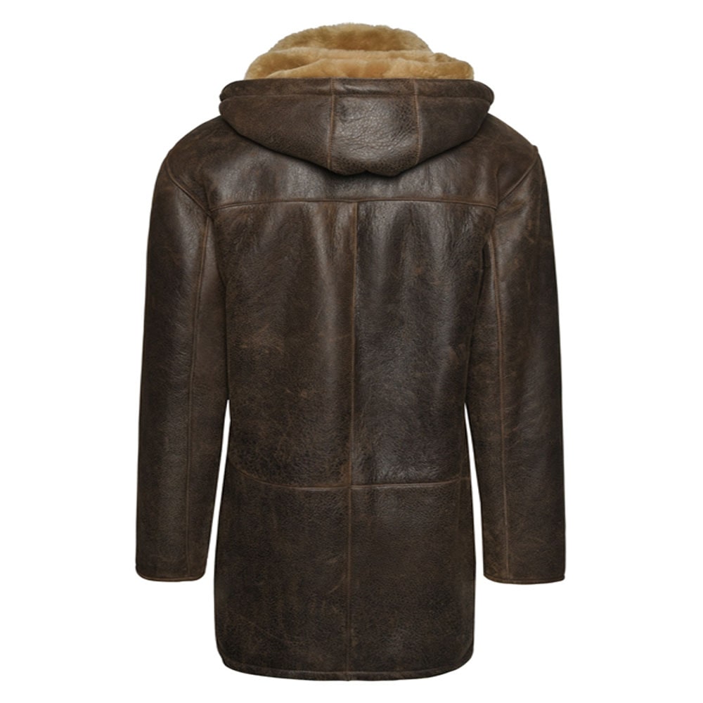 Men's Sheepskin Duffel Coat