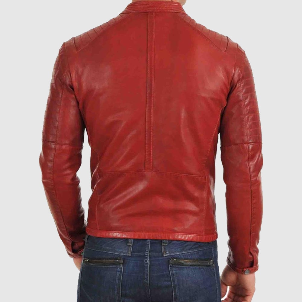 Quba Quilted Leather Jacket