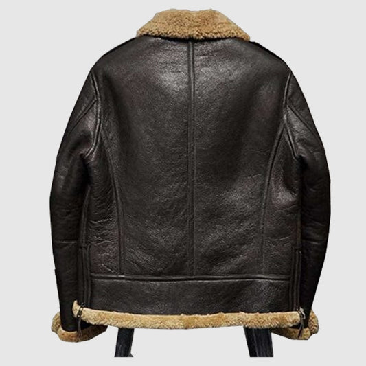 Frigerio Men Black Aviator Jacket