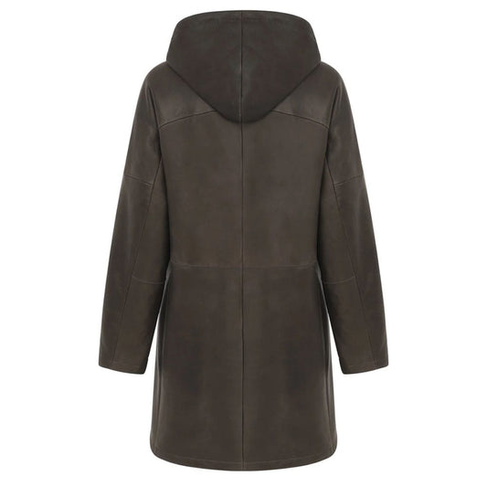 Josephine Brown Anthracite Shearling Coat