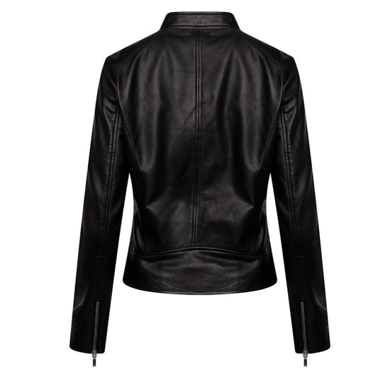 Women’s Real Leather Moto Jacket