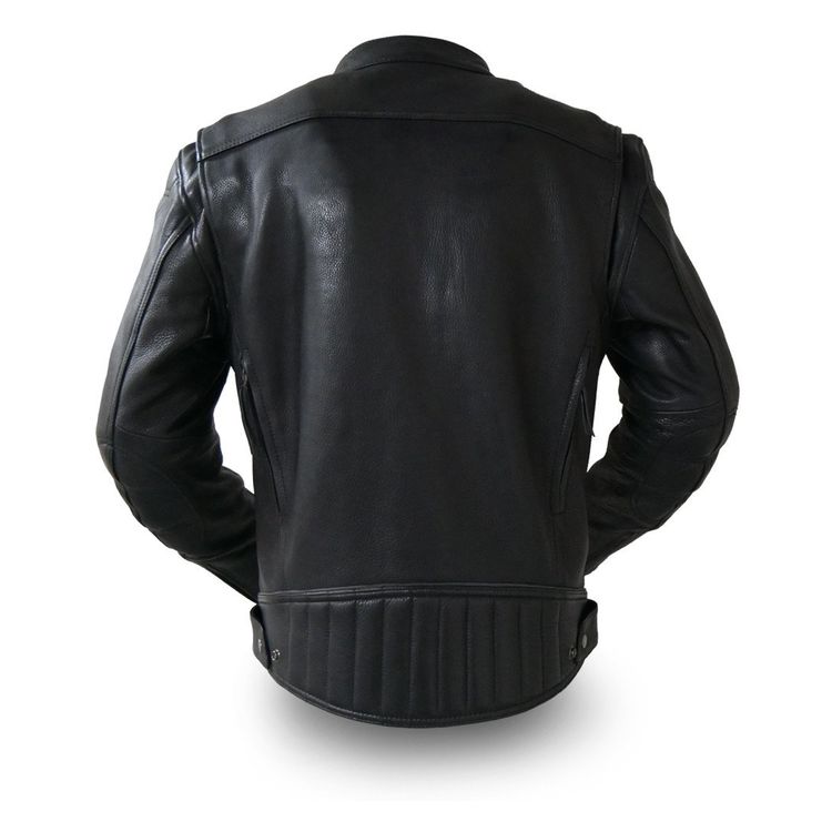 First Manufacturing Top Performer Leather Motorcycle Jacket