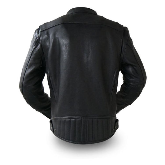 First Manufacturing Top Performer Leather Motorcycle Jacket