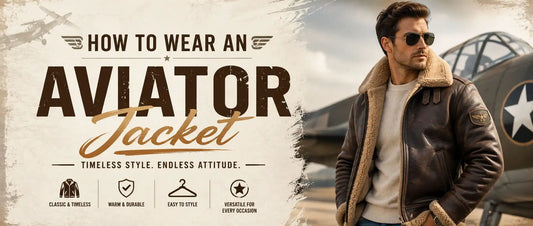 How to Wear an Aviator Jacket