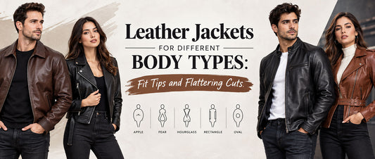 Leather Jackets for Different Body Types: Fit Tips and Flattering Cuts