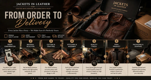 Production Process Jackets In Leather