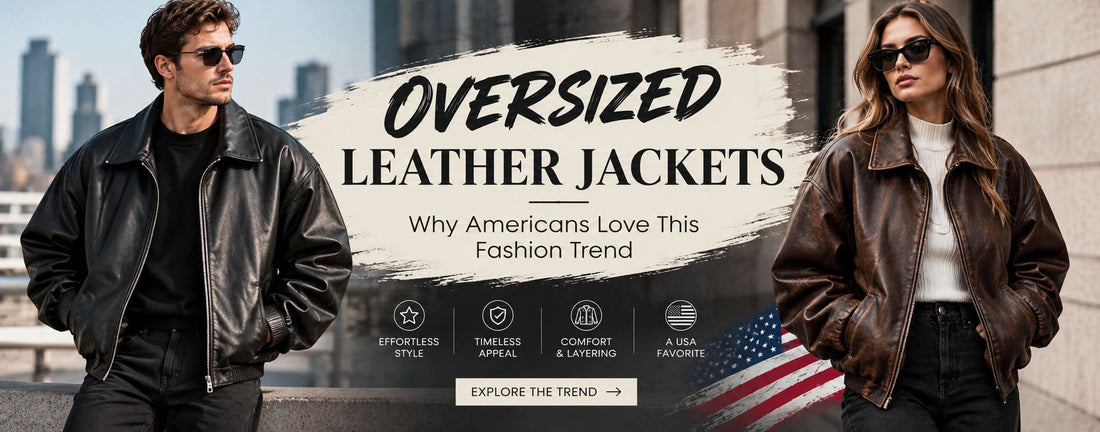 Oversized Leather Jackets: Why Americans Love This Fashion Trend