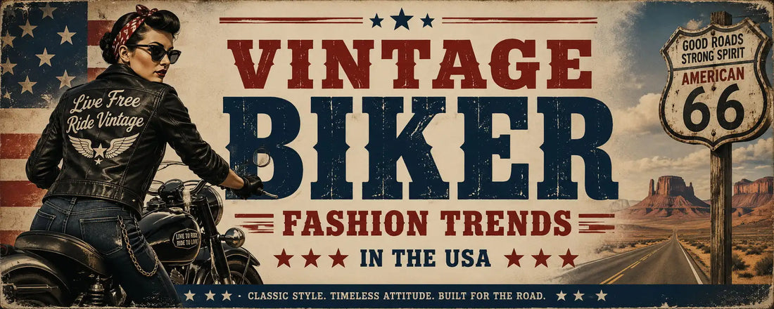 Vintage Biker Fashion Trends in the USA