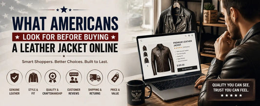 What Americans Look for Before Buying a Leather Jacket Online