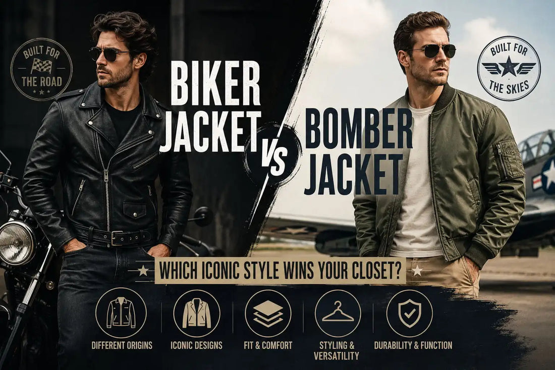 biker vs bomber jacket