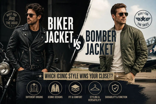 biker vs bomber jacket