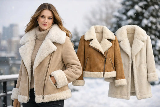 Best Winter Shearling Coats Women Can Wear