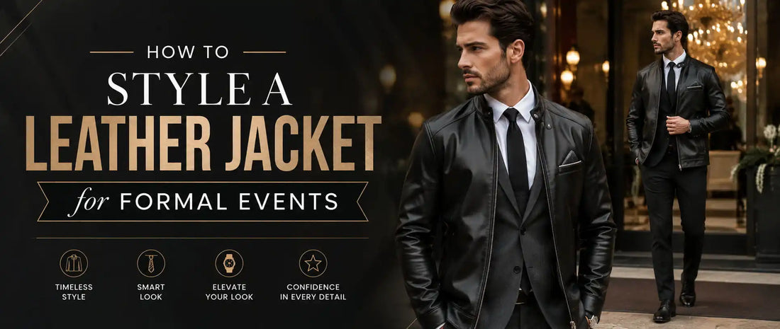 How to Style a Leather Jacket for Formal Events