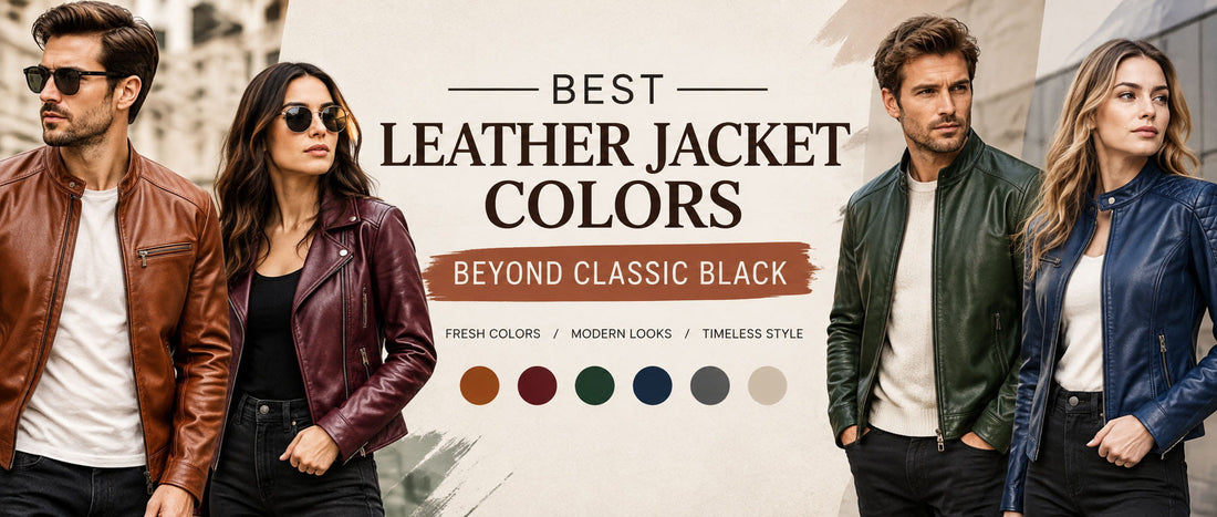 Best Leather Jacket Colors Beyond Classic Black
