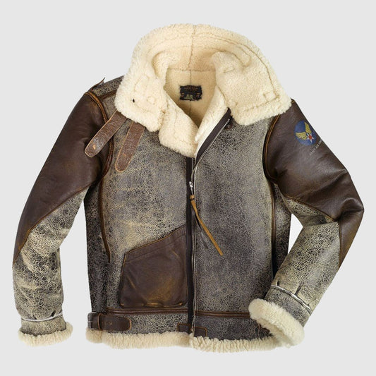 Leather Bomber Jacket