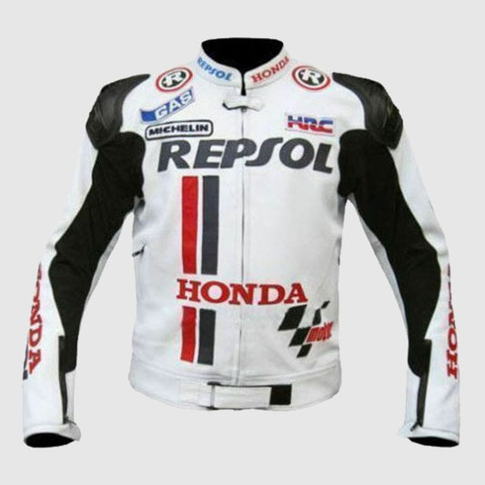 Honda Repsol Motorcycle Leather Jacket