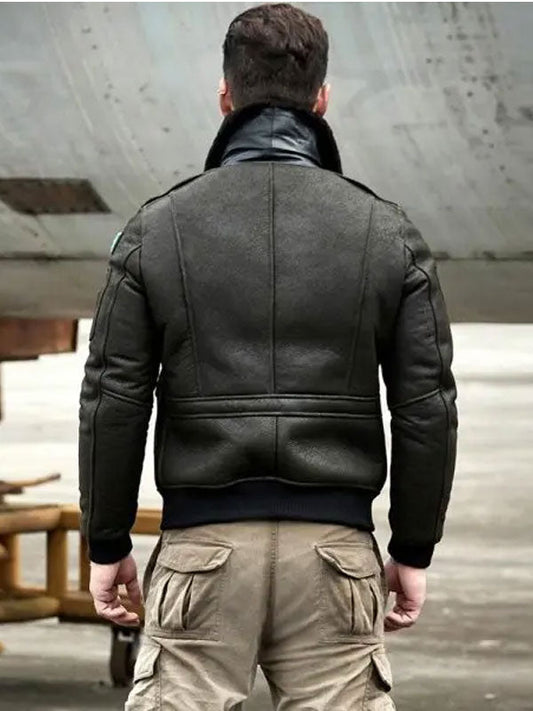 Airforce Flight Jacket Mens Winter Coat