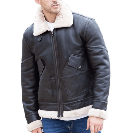 Shearling Leather Jacket