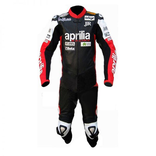 Aprilia Racing Motorcycle Leather Motorbike Suit