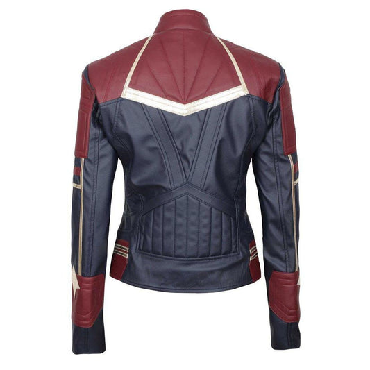 Avengers Endgame Captain Marvel Genuine Leather Jacket