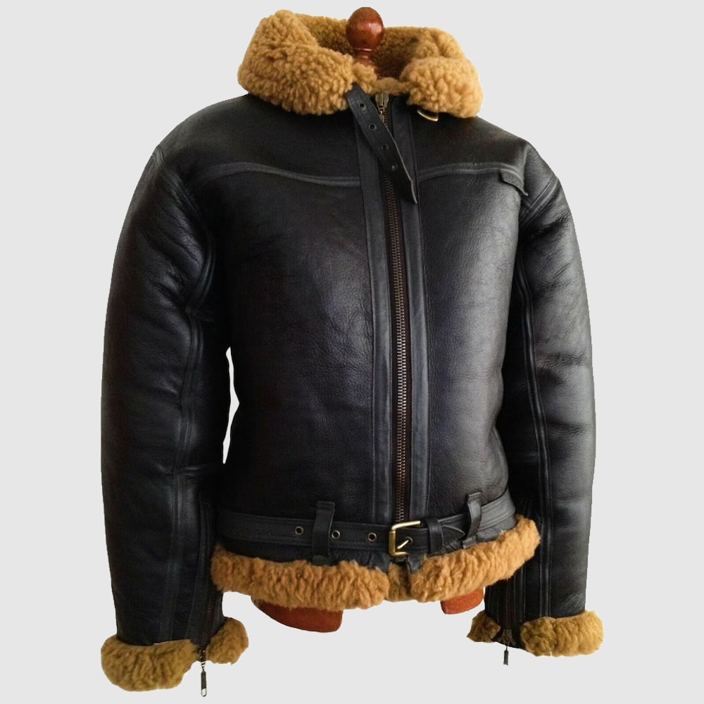 Flying Bomber Leather Jacket