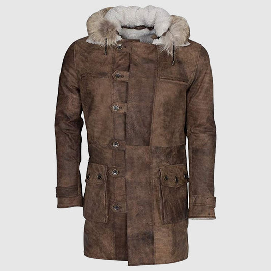 Bane Coat Real Leather Jacket