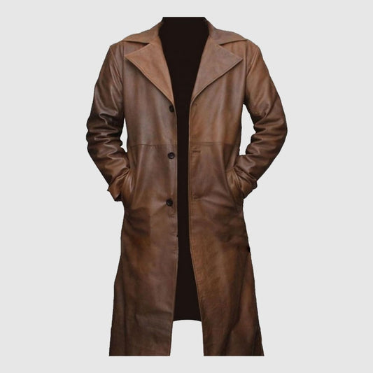 tan Jacket Trench Coat