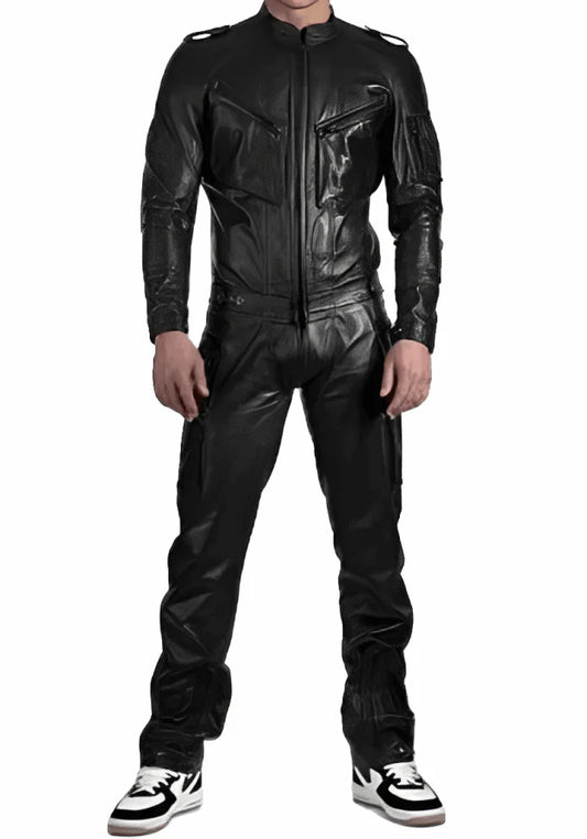 Best-Mens-Leather-Jumpsuit-Black-With-Straps-_1