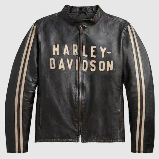 Black Harley Davidson Leather Jacket