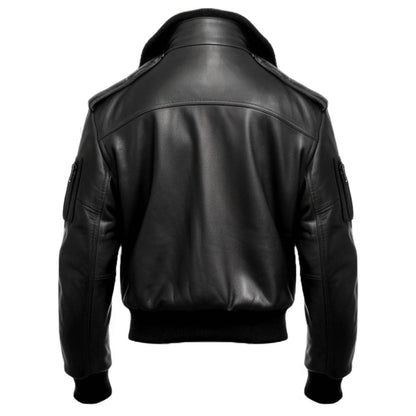 Black Jacket - Black Real Leather Jacket