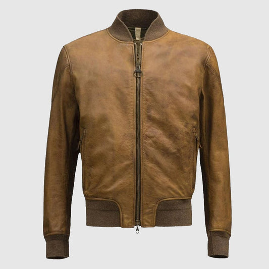 Bomber Fashion Men Leather Jackets