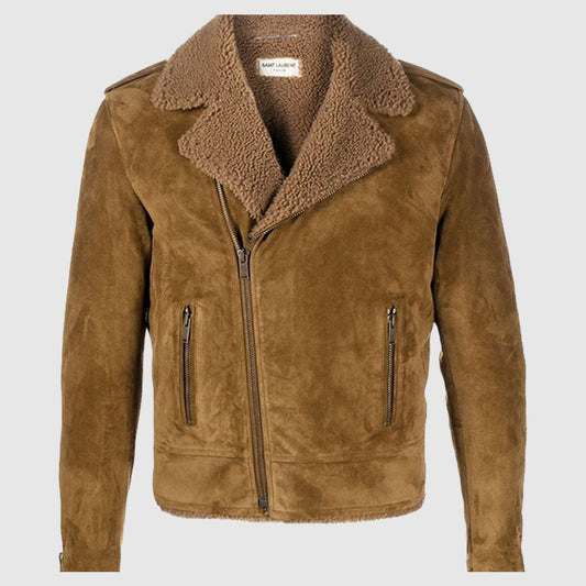 Motorcycle Jacket. Fashion Leather Jacket