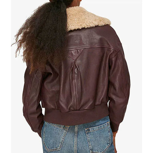 Shearling Collar Jacket