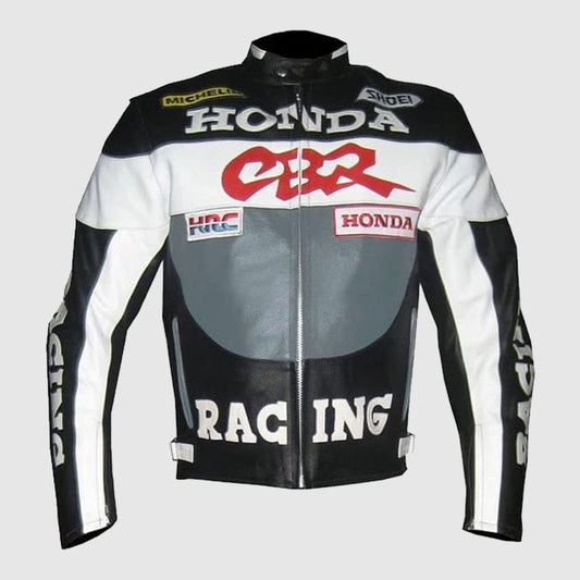 Men Honda Motorcycle Leather Jacket