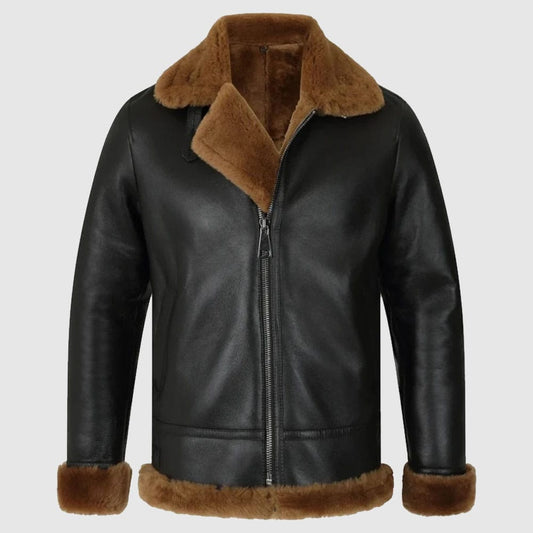 B3 Bomber Aviator Shearling Jacket