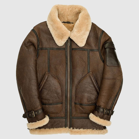 Cockpit USA Shearling Leather Coat