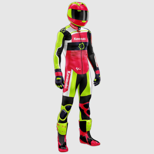 Custom made motogp motorbike leather suit