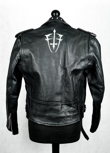 Custom Vintage  Studded Leather Jacket