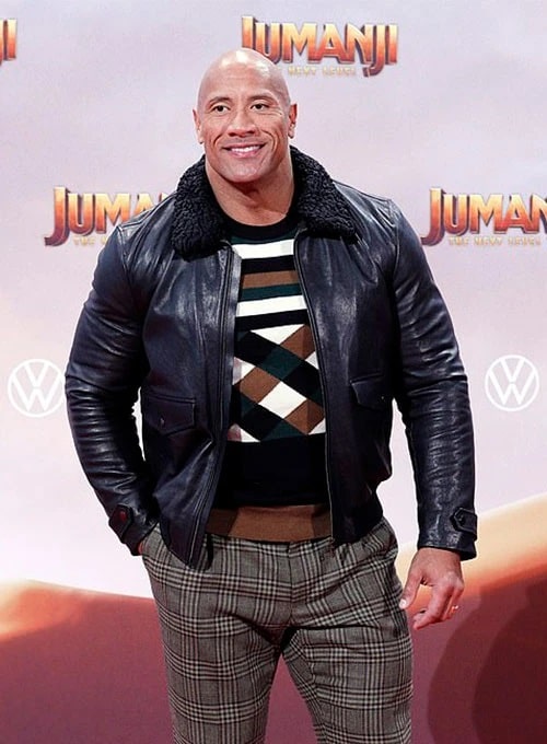 Dwayne Johnson Leather Jacket