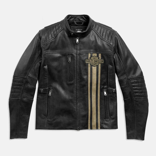 Black Harley Davidson Leather Jacket